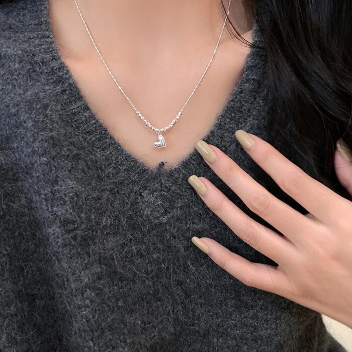 Exklusivt hjärthalsband i 925 sterling silver - Image 2