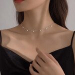 Enkelt silverhalsband i 925 sterling silver - Image 2