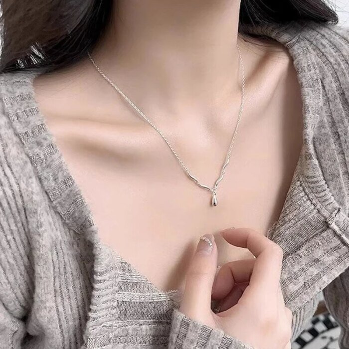 Geometriskt silversmycke i 925 sterling silver - Image 2
