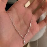Geometriskt silversmycke i 925 sterling silver