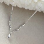 Geometriskt silversmycke i 925 sterling silver - Image 3