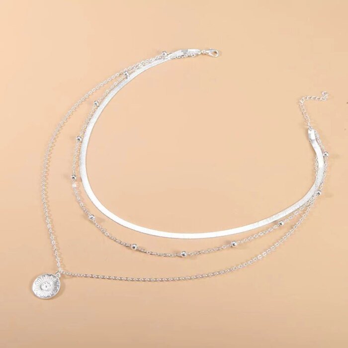 Trelagrs geometriskt halsband i 925 sterling silver - Image 3
