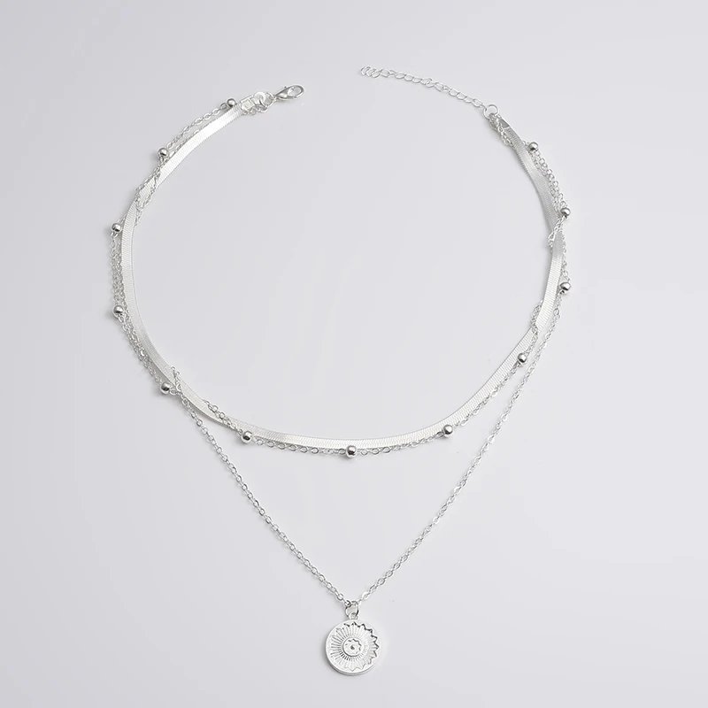 Trelagrs geometriskt halsband i 925 sterling silver