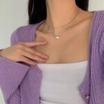 Stjärnhalsband i 925 sterling silver med kors - Image 2