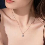 Personligt zirkonhalsband för kvinnor i 925 silver - Image 2