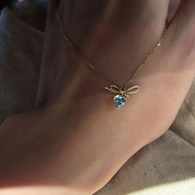 Hjärtformat silverhalsband i 925 sterling silver