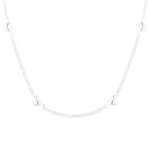 Kärlekshalsband i 925 sterling silver med nyckelbenskedja - Image 3