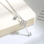 Elegant nyckelhalssmycke i äkta 925 sterling silver - Image 2