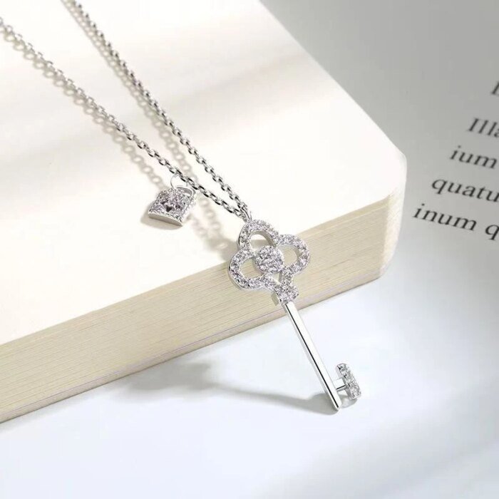 Elegant nyckelhalssmycke i äkta 925 sterling silver - Image 2