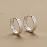 Coola runda örhängen i 925 sterling silver - Image 3