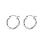 Geometric 925 Sterling Silver Örhängen i Stilren Design - Image 2