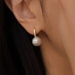 Stilrena 925 Sterling Silver Örhängen med Pärla - Image 2
