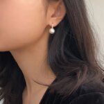 Stilrena 925 Sterling Silver Örhängen med Pärla