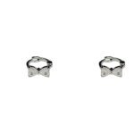 Eleganta örhängen i 925 sterlingsilver med rosett - Image 3
