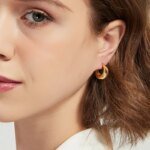 Geometriska stiftörhängen i 925 sterlingsilver