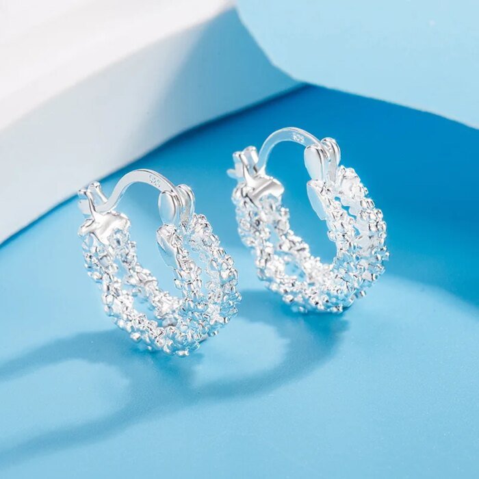 Stilrena modellörhängen i 925 sterlingsilver - Image 2