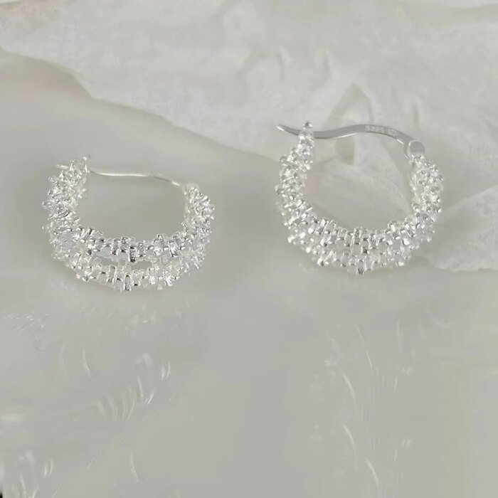 Stilrena modellörhängen i 925 sterlingsilver - Image 3