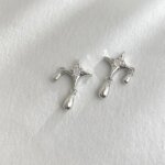 Geometriska örhängen i 925 sterlingsilver för dam
