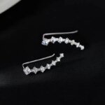 Stilrena zirkonörhängen i 925 sterlingsilver med exklusiv känsla - Image 2
