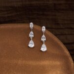 Långa örhängen i 925 sterlingsilver med charmerande stil - Image 2