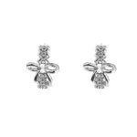 Geometriska örhängen i 925 sterlingsilver med elegant charm - Image 3