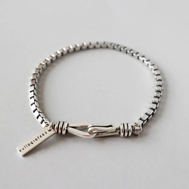 1321636-n9bu7s.jpg Geometriskt armbandsarmband i 925 sterlingsilver med stilren charm - Image 1