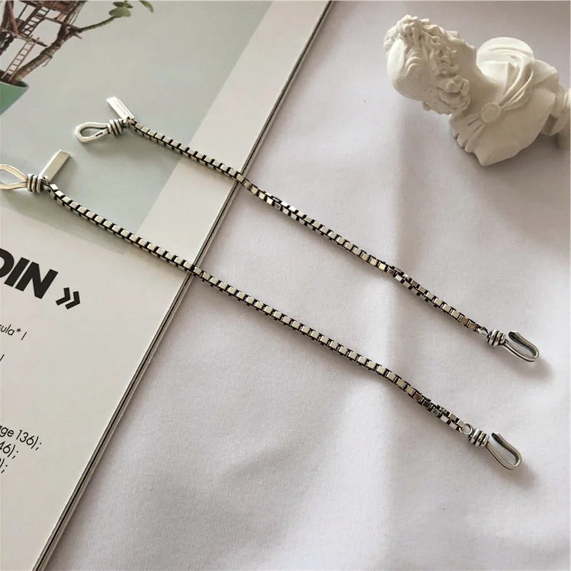 Geometriskt armbandsarmband i 925 sterlingsilver med stilren charm