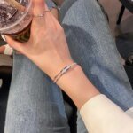 Armband i 925 sterlingsilver med glänsande zirkoner - Image 3