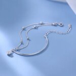 Dubbelt silverarmband med stjärna i 925 silver - Image 2