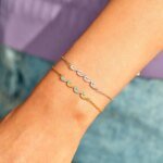 Vågformat silverarmband i 925 sterling silver