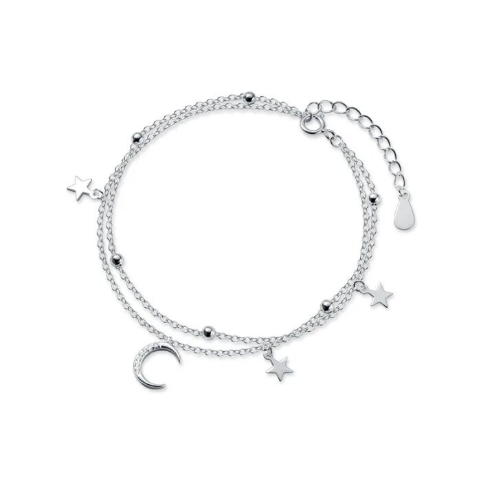 Stjärn- och månarmband i 925 sterling silver - Image 3