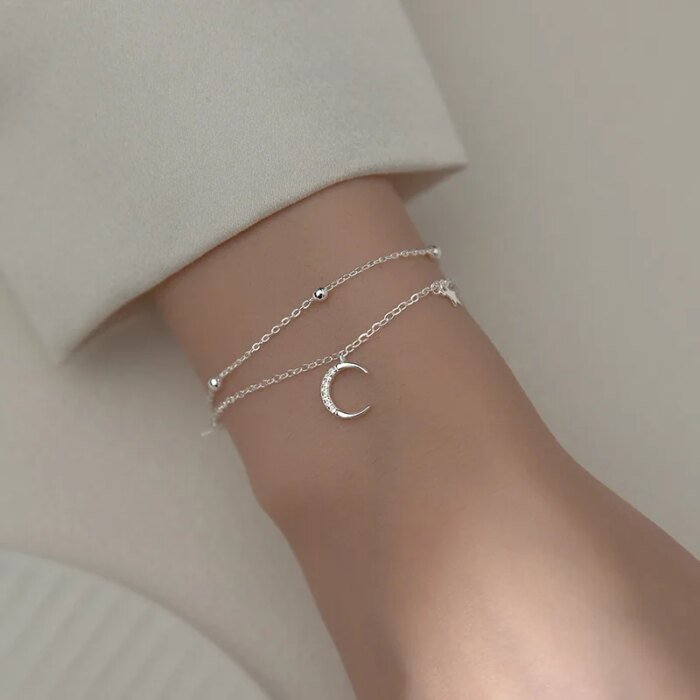 Stjärn- och månarmband i 925 sterling silver - Image 2