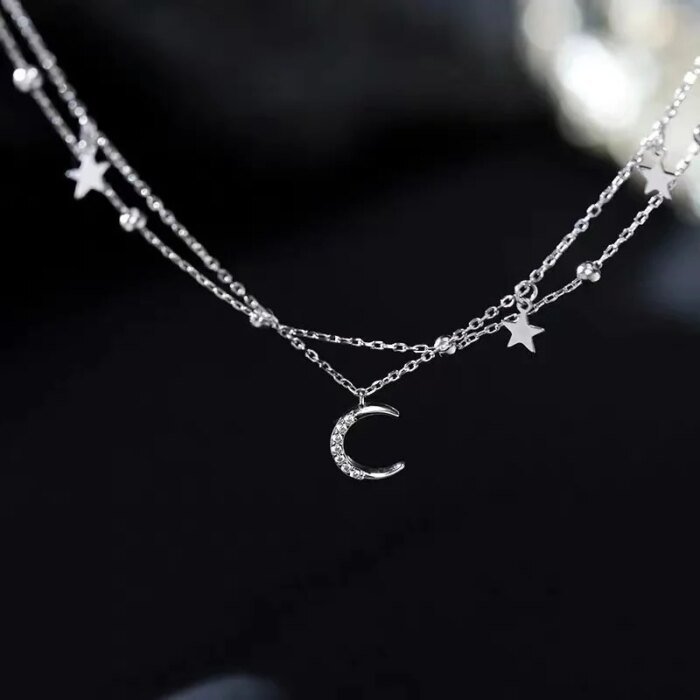 Stjärn- och månarmband i 925 sterling silver - Image 4