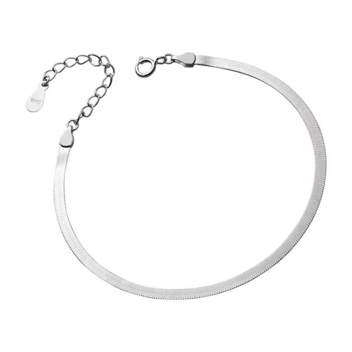 Dubbelt ormkedjearmband i 925 äkta silver - Image 3