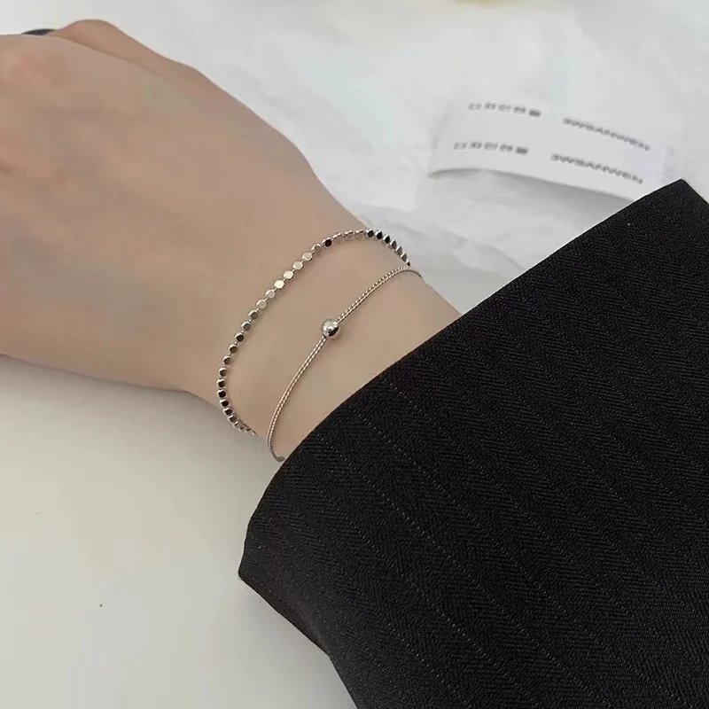 Personligt silverarmband för dam i 925 sterling silver