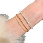 Dubbelradigt personligt silverarmband i 925 sterling silver - Image 2