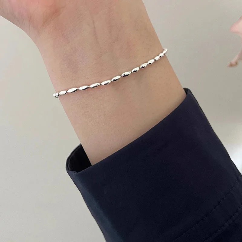 Enkelt silversmycke för dam i 925 sterling silver
