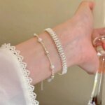 Geometriskt silverarmband i 925 sterling silver för dam - Image 3