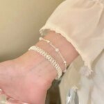 Geometriskt silverarmband i 925 sterling silver för dam