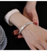 Stilrent damarmband med personlig charm i 925 silver - Image 2