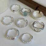 Stilren silverring i 925 sterling silver för dam
