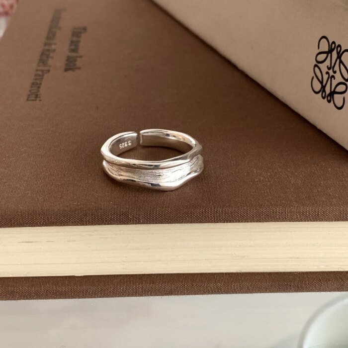 Enkel silverring i 925 sterling silver för dam - Image 2
