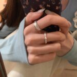 Enkel silverring i 925 sterling silver för dam