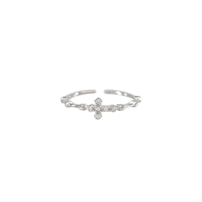 Korsring i 925 sterling silver för dam - Image 2