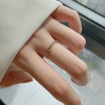 Grön zirkonring i 925 sterling silver