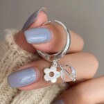 Blomring i 925 sterling silver för dam - Image 3