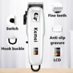 Kemei PG809A professionell hårklipper och skäggtrimmer - Image 2