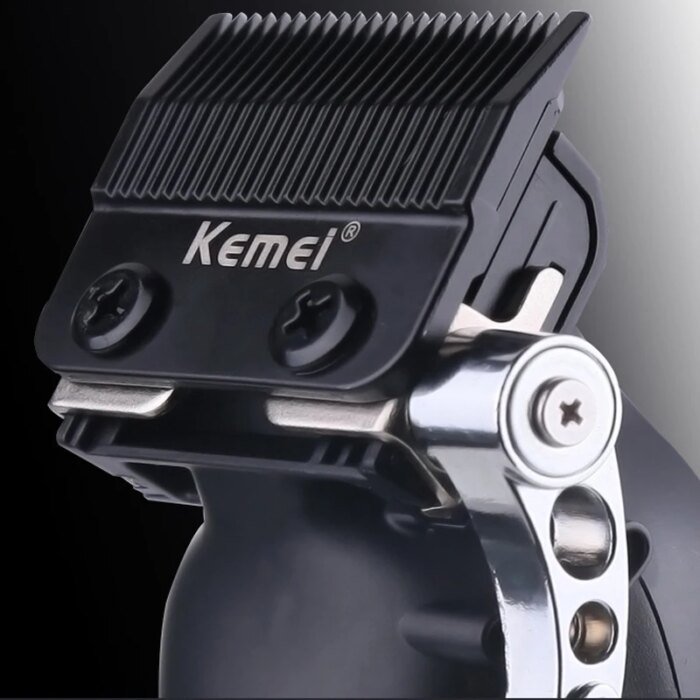 Kemei KM-2296 professionell hårklippningsmaskin med laddställ - Image 3