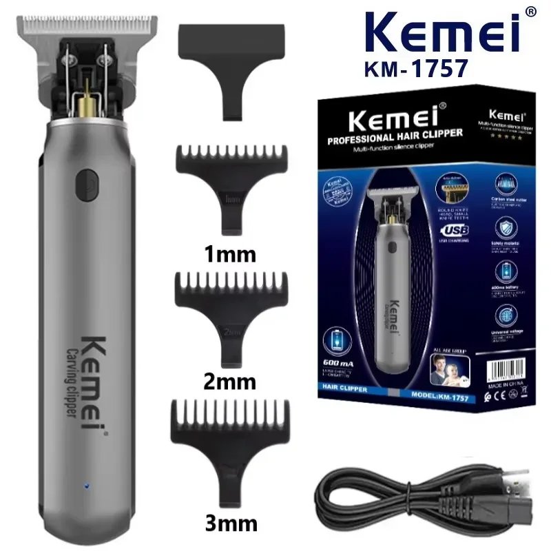 1322659-imq0qz.jpg Kemei KM-1757 professionell T9 hårklippare och trimmer - Image 1