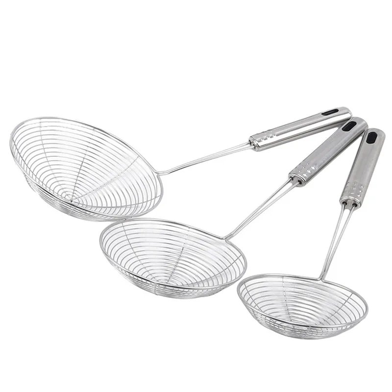 1322672-wupj18.jpg Oval skumslev i rostfritt stål för matlagning - Image 1